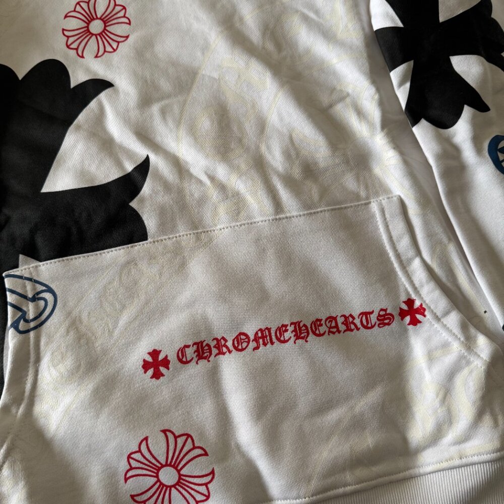 NWT Chrome Hearts Hoodie White - Picture 10 of 11